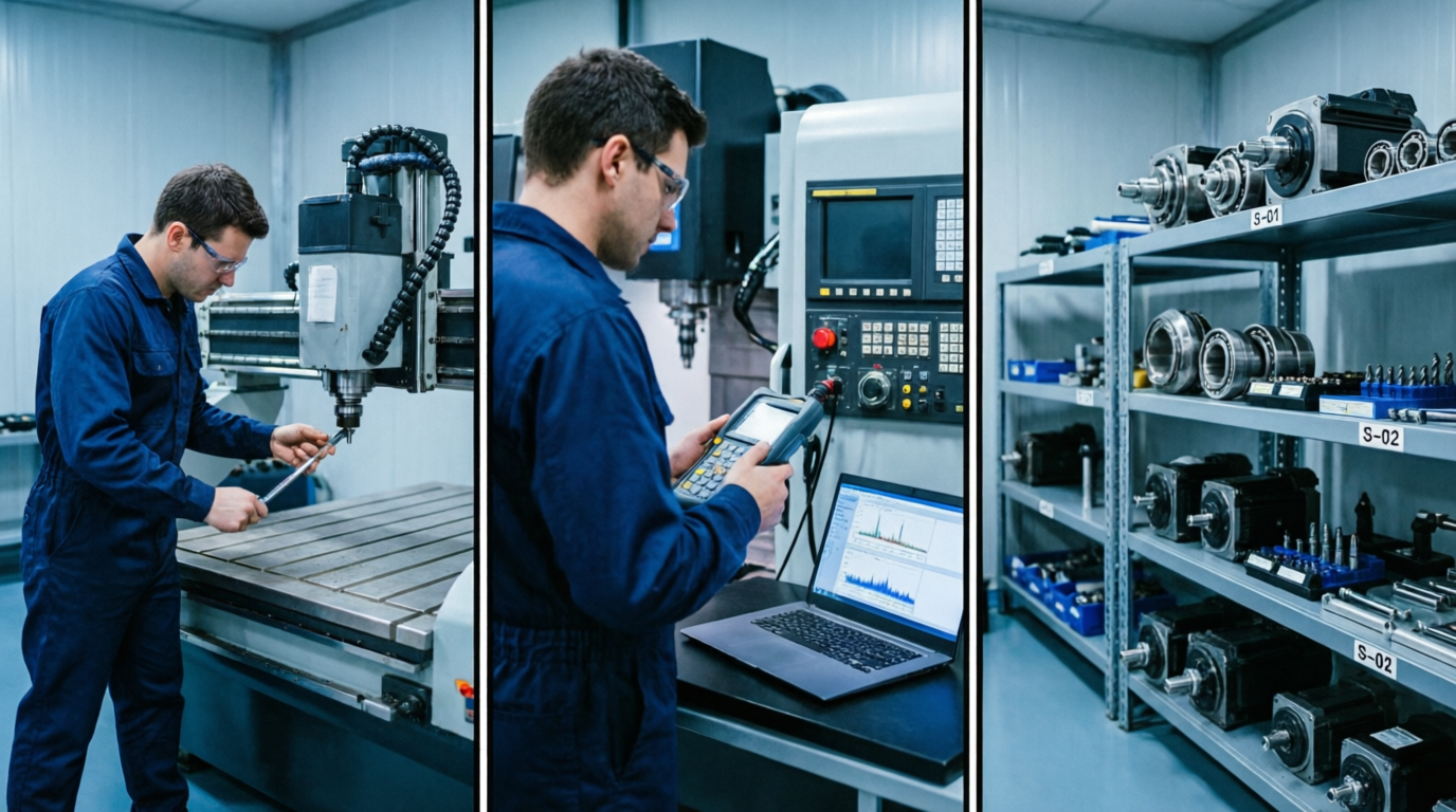 CNC machine maintenance and repair